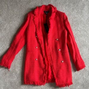 Chic Red Women's Jacket